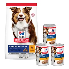 HILL'S Science Plan Canine Mature Adult Chicken New 14 kg vyresniems šunims + 3 skardinės NEMOKAMAI