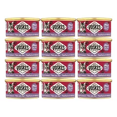 VOSKES Jelly Tuna with Seabass 12x85 g 100% Tunas su jūriniu ešeriu želatinoje, papildomas kačių maistas