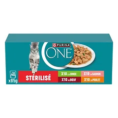 PURINA ONE Sterilcat drėgnas maistas katėms 40 x 85 g, 80 - 99 g — 1 nuotrauka
