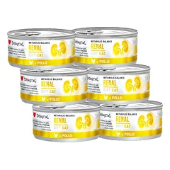 Disugual Veterinary drėgnas kačių maistas RENAL Chicken (suaugusiems) 6x85g