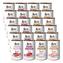 BRIT MONO PROTEIN skonio mišinys 24x400g