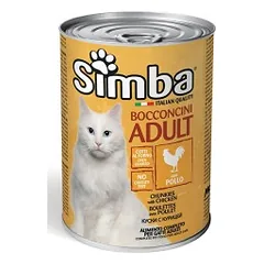 Simba konservuotas pašaras katėms su vištiena 415g