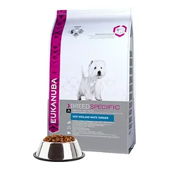 Eukanuba West Highland Terrier suaugusiems vištiena 2,5 kg