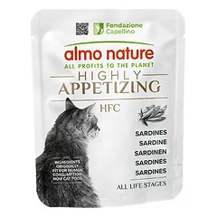 Almo Nature HFC Highly Appetizing žadinančios sardinės 50 g - konservai katėms