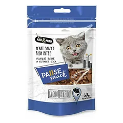 Hau & Miau Cat Pausesnack Cod Heart-Shaped Bites 60 g photo