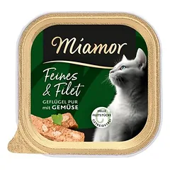 Miamor Feines & Filet, drėgnas maistas katėms 16 x 100 g — 4 nuotrauka