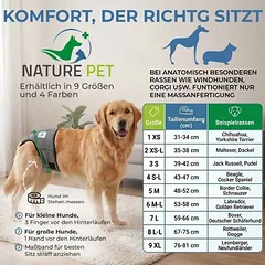 Nature Pet kelnaitės šunims šunytės rujuoklės ir nesusilaikymo atvejais, 1 XS / 31 -34 cm / juoda — 4 nuotrauka