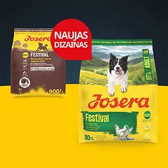 Josera Festival sausas pašaras šunims su lašiša, 900 g.
