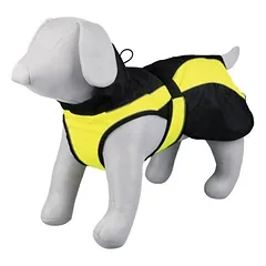 Trixie Safety Coat saugos paltas šunims, su atspindinčiomis detalėmis, juoda/geltona, S, nugaros ilgis 35 cm