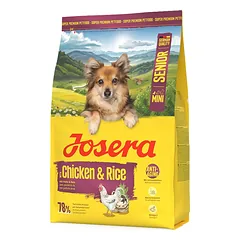 Josera Mini Senior Chicken & Rice sausas maistas šunims, 900 g