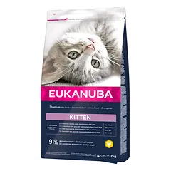 Eukanuba Kitten maistas augantiems kačiukams su vištiena