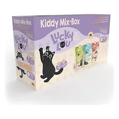 Lucky Lou Kitten drėgnas maistas kačiukams, ekonominė pakuotė 48 x 125 g, Paukštiena — 3 nuotrauka