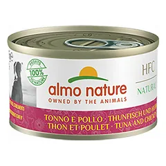Almo Nature HFC Natural tunas ir vištiena, drėgnas maistas šunims 95 g — 2 nuotrauka