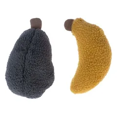 Modern Living žaislų rinkinys katėms Arucas, 2 vnt. rinkinys: avokadas ir bananas — 2 nuotrauka