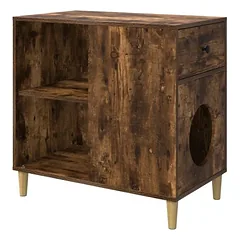 Prolenta Premium namelis katėms, 72 x 42,5 x 70 cm, balta, mediena — 4 nuotrauka