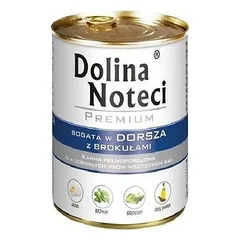 Dolina Noteci PREMIUM konservai su menke ir brokoliais suaugusiems šunims 6×400 g