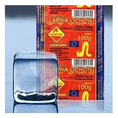 Raudonos uodo trūklio lervos, šaldytos 100 g photo