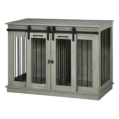 Narvas šuniui PawHut 120x60x88,5cm., pilkos/juodos spalvos