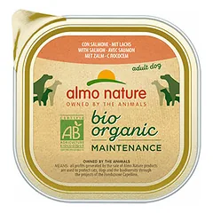 Almo Nature Bio Organic Maintenance paštetas su lašiša, drėgnas maistas šunims 300 g — 2 nuotrauka