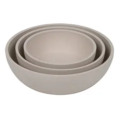 DISTRICT 70 BAMBOO dubenėlis šunims, 21 cm, 1,6 l, kreminė spalva