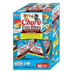 INABA Fun Bites Chicken with Tuna 8x12g vištienos ir tuno vyniotinis katėms