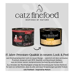 catz finefood Pure konservai 6 x 200 g, drėgnas maistas katėms — 4 nuotrauka