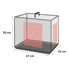 Flamingo Mezo - metalinis šunų narvas, S:, Black / 43x61x50cm — 2 nuotrauka