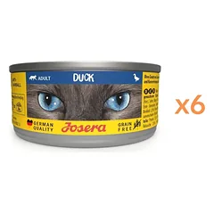 JOSERA Adult Duck 6x85g šlapias kačių maistas su antiena