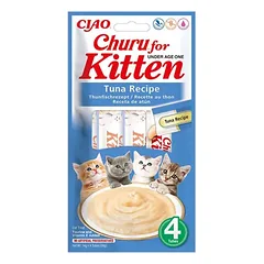 Churu skanėstas kačiukams su tunu Kitten Tuna Recipe 56g