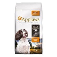 APPLAWS Dog Dry Adult Chicken Small & Medium Breed sausas maistas šunims su vištiena, 7,5kg