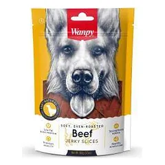 Wanpy skanėstas šunims, vytintos jautienos juostelės, 100 g