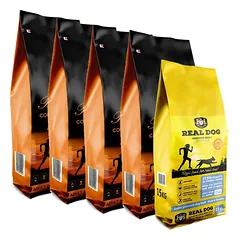 KOMP047 Real Dog 4*20kg + Real dog Sensitive with DUCK 15kg