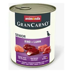 Animonda GranCarno Dog Senior jautiena, ėriena 400 g — 3 nuotrauka