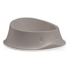 StefanPlast Ciotole Chic plastmasinis dubenėlis šunims ir katėms, šviesiai pilkai-rudos spalvos, 0.35 l