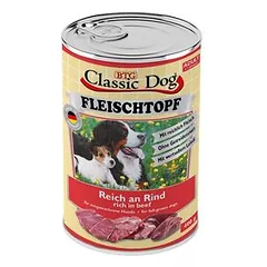 Classic Dog Adult mėsos troškinys Pur, konservai 6 x 400 g, drėgnas maistas šunims — 4 nuotrauka