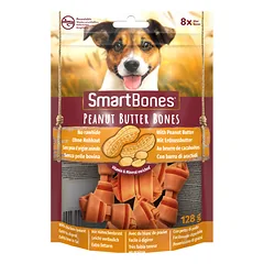 SmartBones Peanut Butter Bones skanėstai su riešutų sviestu mažų veislių šunims 8 vnt. photo