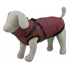 Trixie Pirou žieminė striukė su petnešomis S (40 cm), tamsiai raudona — 2 nuotrauka