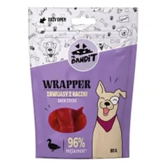 Mr.Bandit Dog Wrapper Duck Sticks 80 g parduotuvėje petreon.lt