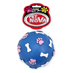 PET NOVA DOG LIFE STYLE Kamuolys su letenomis ir kaulais 9cm mėlyna