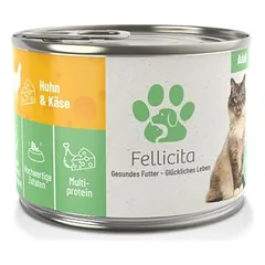 Fellicita Nassfutter Huhn & Käse