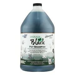 Double K Emerald Black - šampūnas juodam ir tamsiam šunų, kačių ir arklių kailiui, koncentratas 1:32, 3,8L — 3 nuotrauka