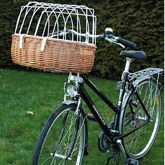 Aumüller dviračio krepšys šunims su apsaugos grotelėmis, Maxi: apie L 70 x B 46 x H 40 cm — 4 nuotrauka