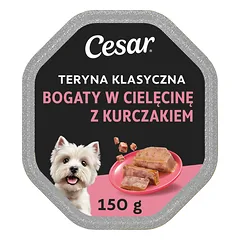 CESAR Classic Teryna su veršienos ir vištienos gabalėliais 150 g visavertis šlapias ėdalas suaugusiems šunims photo