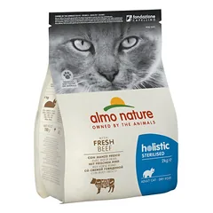 Almo Nature Holistic Functional Cat Sterilized Beef sausas maistas sterilizuotoms katėms, 2 kg
