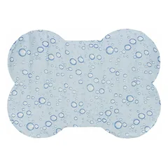 Trixie Cooling Mat Bone Shape atvėsinantis kilimėlis gyvūnams, kaulo formos, šviesiai mėlynas, 85×60 cm — 3 nuotrauka