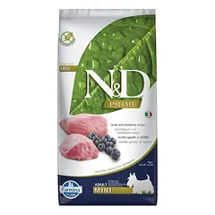 FARMINA N&D PRIME - Lamb&Blueberry ADULT MINI sausas maistas šunims