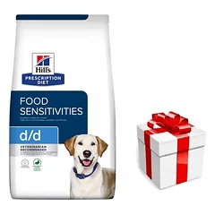 HILL'S PD Prescription Diet Canine d/d Duck and Rice 12kg + Staigmena ŠUNIUI
