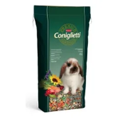 Maistas triušiams su vaisiais ir daržovėmis Premium Coniglietti 18 kg