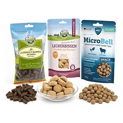 Bellfor Hypoallergenes Snack-Set: Landgut-Happen + Leckerbissen Insekten
