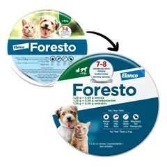 ELANCO Foresto Antkaklis katėms ir šunims sveriantiems mažiau nei 8kg